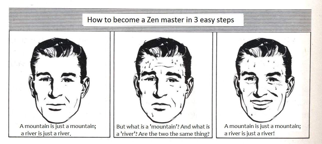 How to become a Zen master